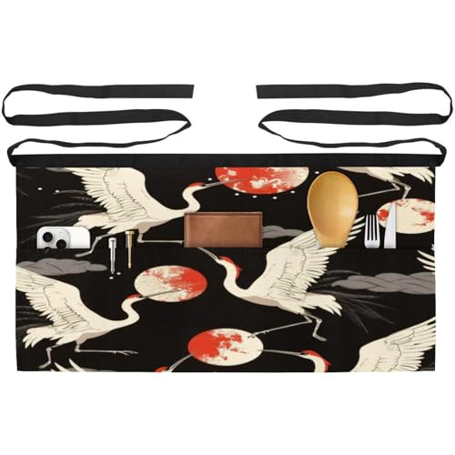 Demi-tablier de cuisine à poches pour éviter les taches de cuisson
