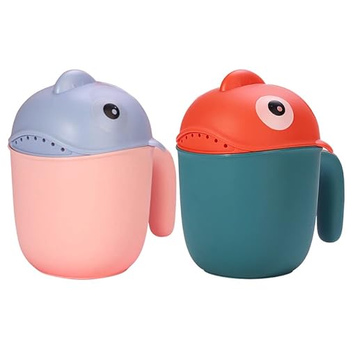 Ikasefu Baby Rinse Cup Cute Cartoon Clownfish Baby Bath Rinser With Handle Waterfall Bath Rinser Wash Hair Cup Child Shower Baby Shower Water Container By Protecting Infant Eyes #TOP10