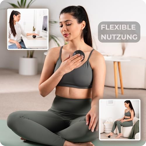 M.S.Lemberg® Faszienball 2er Set [6cm & 8cm]- Massageball für gezielte Selbstmassage der Faszien - Fuß, Rücken, Nacken, Schultern, Beine - Faszienkugel Massage Ball klein - Black Orbit Edition 5