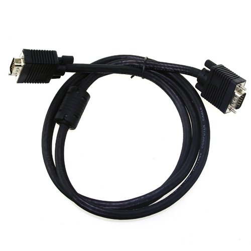 PK Power 6FT/1.8M 15 PIN VGA Monitor M-M Male to Male Cable for 1080P PC TV Notebook LCD