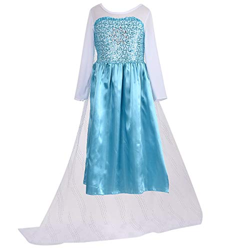 Loel Princess Dress,Princess Costumes For Girl Birthday Halloween Christmas Cosplay Dress Up,4-5T #TOP1