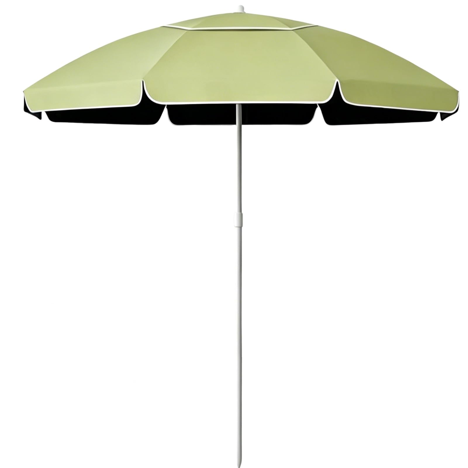 Zielony Parasol Ogrodowy 200 cm, UPF 50+, Przenośny, Wodoodporny Parasol Plażowy z Torbą Transportową, na Kemping, Plażę