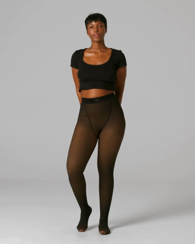 NOOSH Getnoosh TOAST Fleece-Lined Tights For Women | Stylish