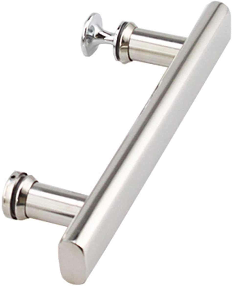 GLJTUO Stainless Steel Shower Door Knob Button | Shower Enclosure Towel Bar | Modern Shower Door Handle Replacement