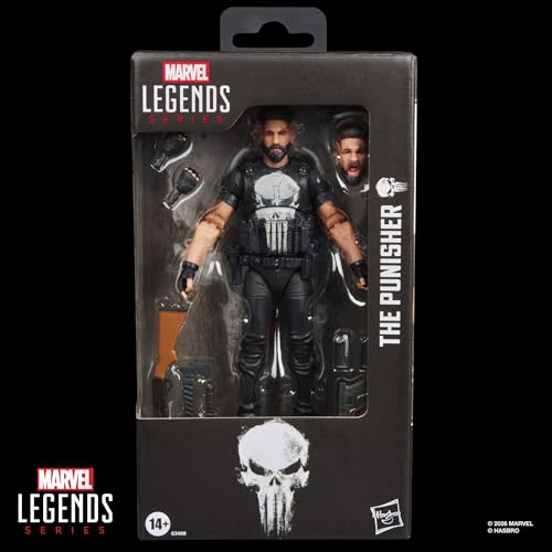Image of Marvel Legends Series Punisher, The Punisher Collectible 6-Inch Action Figure Set