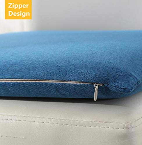 Ecloud Shop Chair Cushion, Square Seat Pads Non-Slip Soft Cushion Memory Foam Cushion For Dining Garden Kitchen Home Sofa Décor -Blue #TOP2