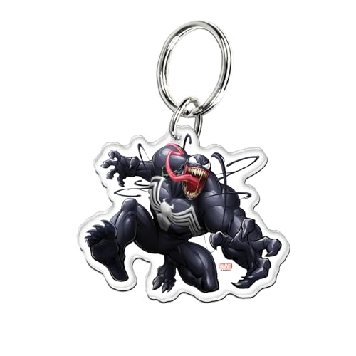 WinCraft Premium Acrylic Key Ring Venom Marvel Venom Pose