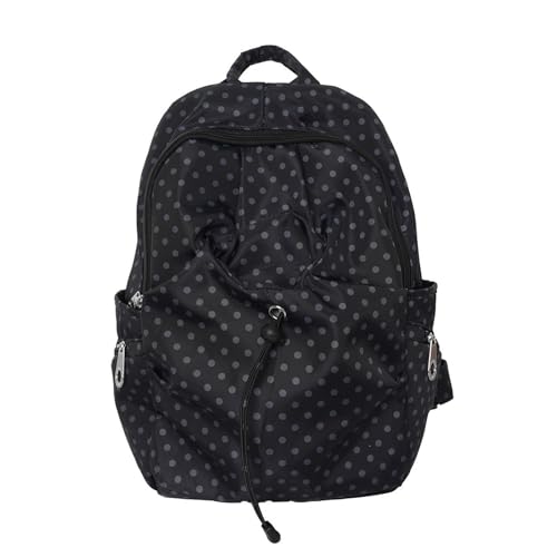 Mochila para niñas que evita el desorden bolso de nailon con compartimentos