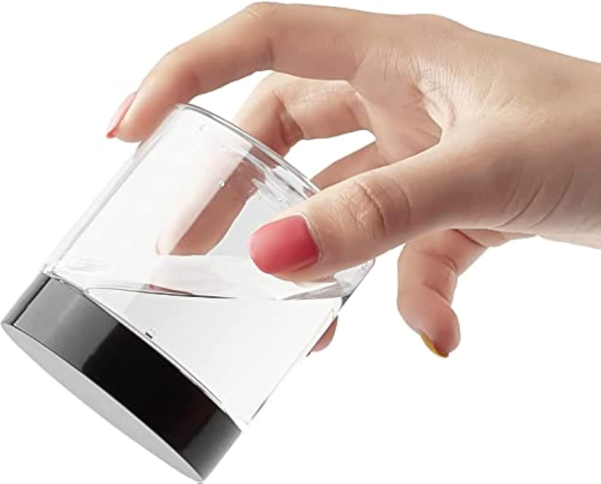 PET Jar 100ml Unbreakable Plastic Transparent with Black Cap