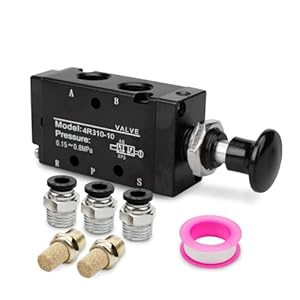 Innfeeltech 4R310-10 Pneumatisches Handhebel Magnetventil 1 Stk.