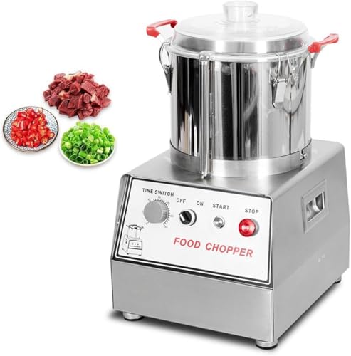 Image of 15L Commercial Food Processor,Meat Grinder,Electric Vegetable Chopper,Multi-Functional With Stainless Steel Body & Blade,for Vegetables Fruits Grains Peanut Ginger(10L)