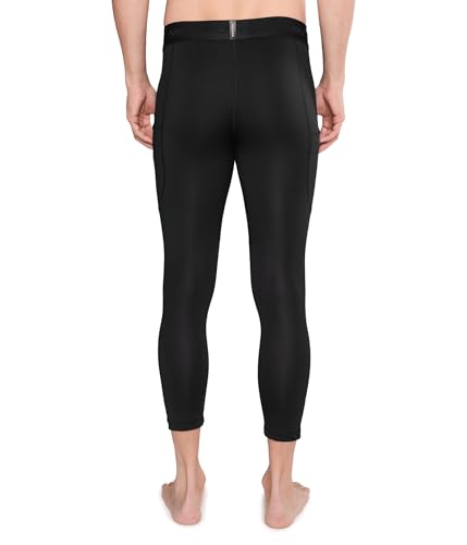 Nike M NP DF 3qt Tight collant mi-mollet musculation homme noir - 4