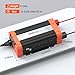 Rewing 1500W Power Inverter 12V to 230V AC Pure Sine Wave Inverter,Car Inverter DC 12v to AC 230V UK with AC Sockets Dual Car Adapter With LED Display Suitable for Travel, RV, Camping
