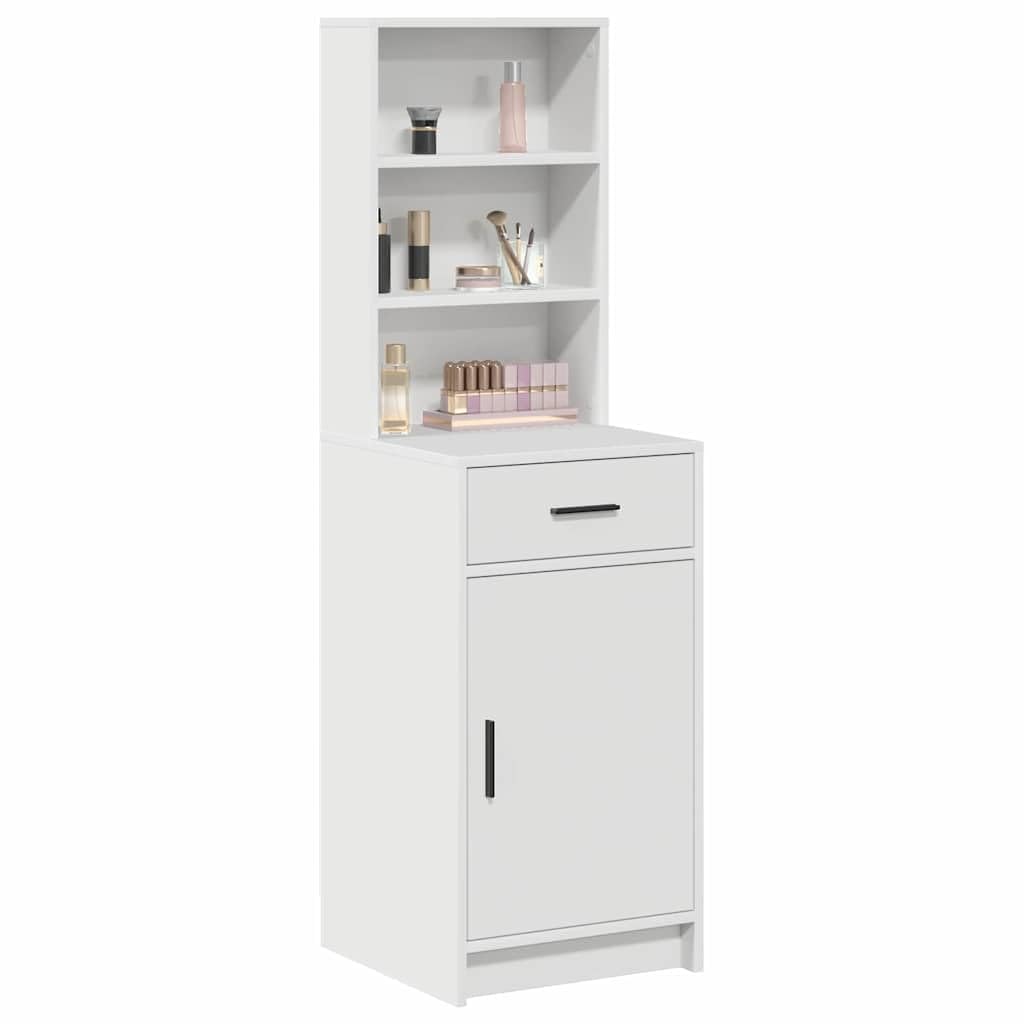 vidaXL Haut Armoire Blanc 41 x 40 x 135 cm Bois d'ingénierie