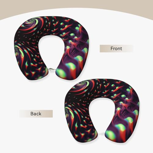 Almohada de espuma viscoelástica para cuello negro miniatura 2