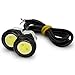 Safego 2x 23MM 3W Eagle Eye DRL Auto Moto Luci Corrente di Giorno Fonte Inversione Parcheggio Lampade Impermeabili DC 12V 6000K