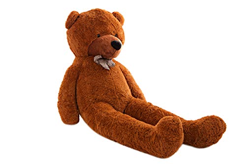 MyTeddyWorld Riesen Teddy Bär Dunkelbraun XL-XXXL Teddybär 140-200 cm samtig weich Plüsch Kuscheltier Plüschbär Farbwahl – Bild 5