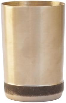 De Kulture Handmade Bronze Kansa Glass Ayurveda Cup Tumbler for Milk Water, Ideal for Dining Table Decoration (Bronze Tumbler 2.5X3.6(DH) Inches)