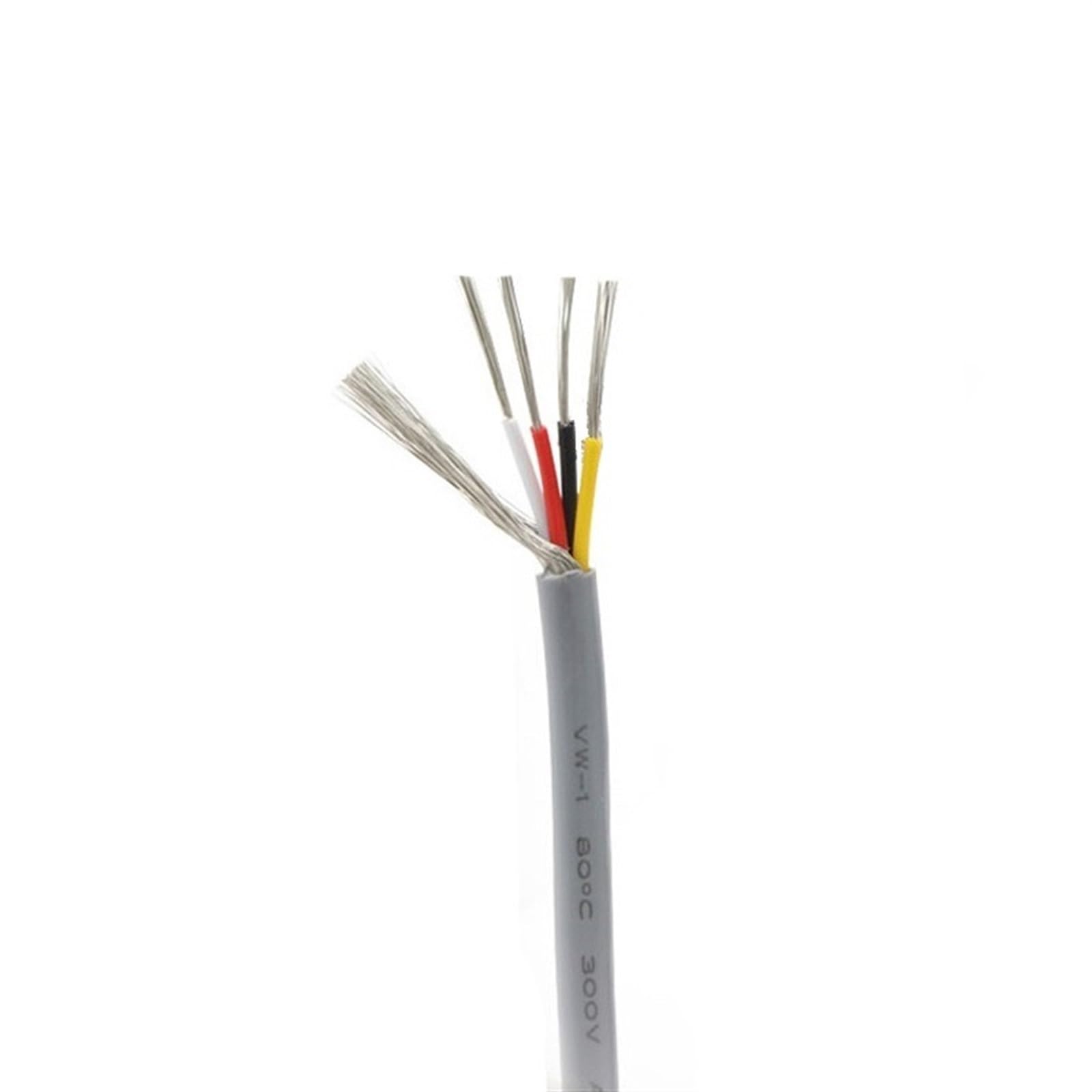 kabel zbrojony, Kabel sygnałowy audio UL2547 z ekranem PVC, miedź cynowana, kolor(22awg 4cores,5m)