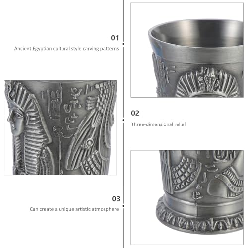 Copa de cóctel de estilo egipcio para una decoración elegante y vintage en el hogar 4