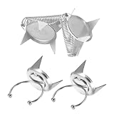 NUOBESTY 4 Stück Keramikglasur Eintauchzangen Aus Edelstahl Fingertipp Glasurklammern Für Präzise Keramikgestaltung Schützend Für Hände Für Töpfer Und Glasuren