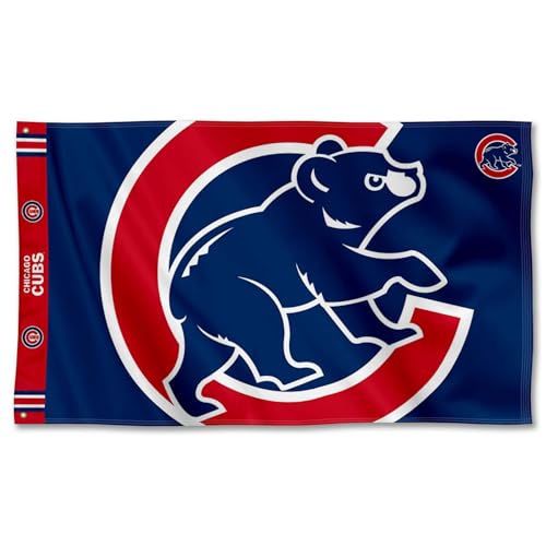 Chicago Baseball Printed Header Flag 3x5 Banner