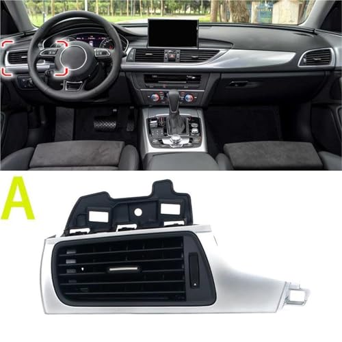 Rejilla de ventilación central para salpicadero de Audi A6 C7 y RS6 entre 2011 y 2016 2
