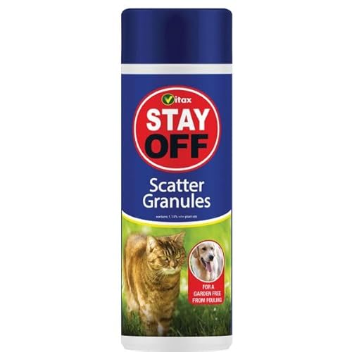 Stay Off Granules 600g Fox & Cat Repellent – Powerful Outdoor Animal Deterrent for Gardens, Lawns & Bins – Pet & Child Safe – Long-Lasting, Weather-Resistant Wildlife Control