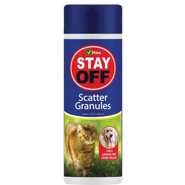 Stay Off Granules 600g Fox & Cat Repellent – Powerful Outdoor Animal Deterrent for Gardens, Lawns & Bins – Pet & Child Safe – Long-Lasting, Weather-Resistant Wildlife Control