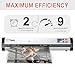 SINCHI Commercial Laminator, 13-Inch 6-Roller, 3–10 Mil Thermal, Ultra-Fast 2-Min Warm-Up, 81 in/min (9 sec/A4), Heavy Duty, Ideal for Schools, Offices & Print Shops