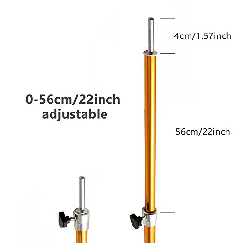 Odoland Adjustable Telescoping Aluminum Tarp and Tent Poles Set of 2 - Collapsible Lightweight for Camping, Backpacking, Hammocks, Sun Shade Shelters, and Awnings