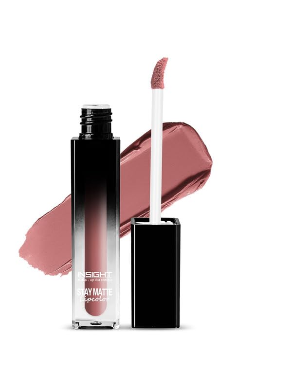 INSIGHT Stay Matte Lipcolor | Butter Texture with Matte Finish | Long Lasting Formula | Transferproof | Comfortable Wear | Infused with Avocado Oil & Niacinamide – (CORE MEMORIES) 3g