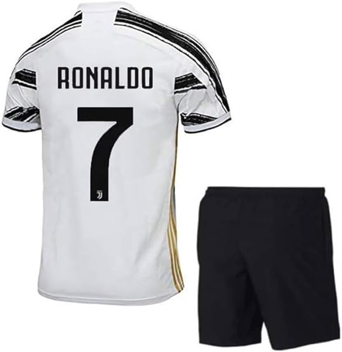 GenericRonaaldo 7 Soccer Football Sports Jersey T-Shirt with Shorts 2023-24 for(Kids,Boys,Men)