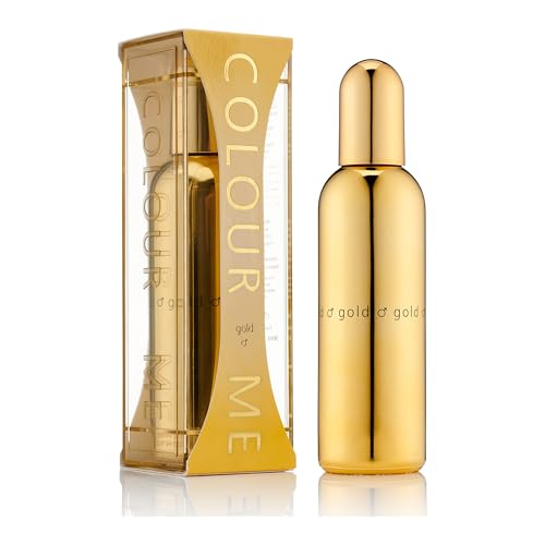 COLOUR ME Gold Homme Parfum pour homme. Eau de parfum pour homme 90 ml, Parfum de luxe - Après-rasage pour homme, Parfum pour homme longue durée par Milton-Lloyd