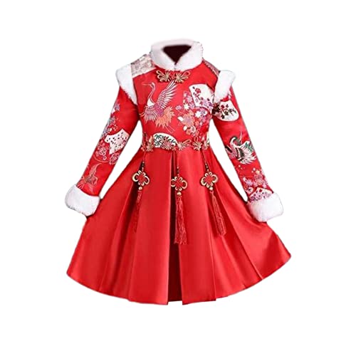 Robe fille chinoise confortable qui ne pique pas pour gala de danse