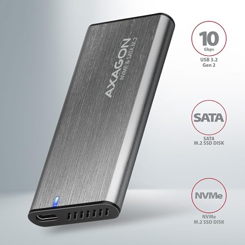 Caja externa para disco SSD M.2 EEM2-SG2 color negro miniatura 2