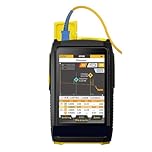 Fiber Optic Tester, Mini OTDR 1310nm 1550nm 20dB Dual Wavelength Optical Fiber Reflectometer Touch Screen OPM Event Map Optic Tester(S5L Without iOLA UPC)