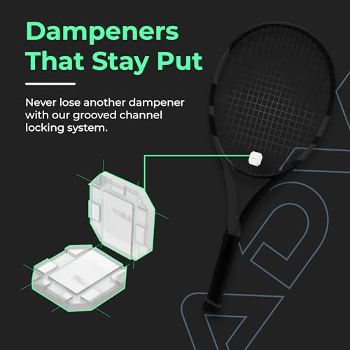 image for ADV Tennis Dampener with Custom Feel, Racket Shock Absorber to Reduce 
