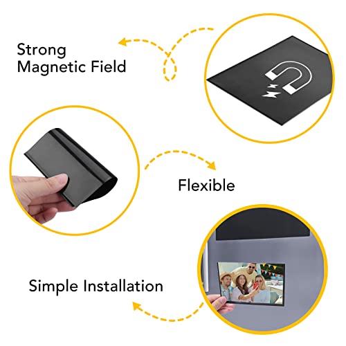 Yixangdd 50 Pcs Magnetic Picture Frames For Refrigerator 4X6Inch-Magnetic Photo Frames,Black #TOP3