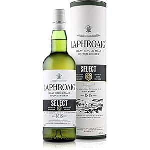 Laphroaig Select Islay Single Malt Scotch Whisky, mit Geschenkverpackung, sanfter Torfrauch mit süßlichen Noten, 40% Vol, 1 x 0,7l