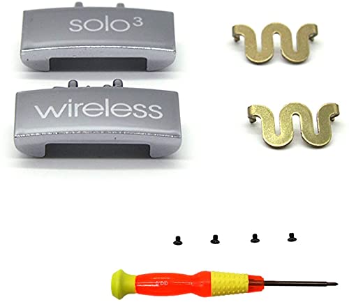 Adhiper �����p�w�b�h�o���h�q���W�N���b�v�J�o�[ + �s���C���p�[�c�L�b�g Solo3 Wireless Solo2 ���C�����X�I�[�o�[�C���[�w�b�h�t�H���ɑΉ� (�V���o�[)
