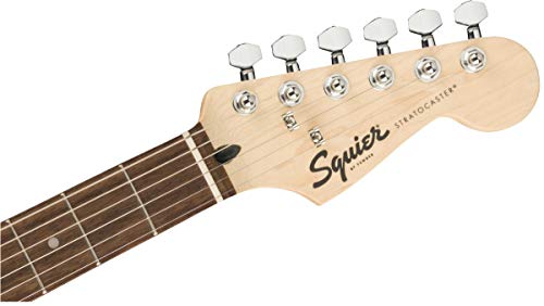 Fender Squier by Fender Bullet Stratocaster Touche en laurier Turquoise tropical - Les Beatles, Paul McCartney, John Lennon, RIngo Starr, George Harrison Fender Squier by Fender Bullet Stratocaster Touche en laurier Turquoise tropical – Image 7