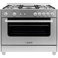 Saro 331-1165 TS95C71X Multifunktionsherd, Gas, Edelstahl