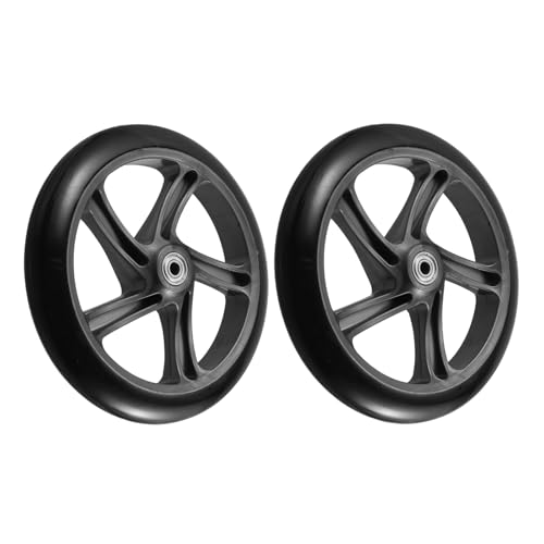 SOPOTUTU �Ԉ֎q�����p�z�C�[�� 2�Z�b�g 8�C���` PU�^�C�� �É�����~�߃L���X�^�[ �Ή� �����p���[���[ �Ԉ֎q �ړ��⏕��p