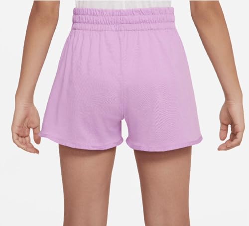 Nike Girls Dri-FIT Breezy High-Waisted Training Shorts2