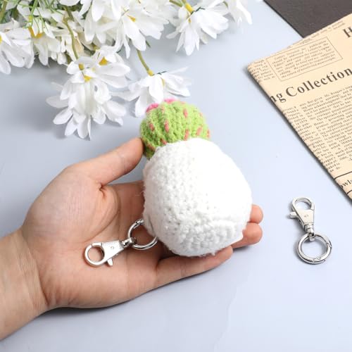 2 Pcs Double Opening Keychain Clip, Heavy Duty Zinc Alloy Swivel Clasp Clip Metal Swivel Snap Hooks Lobster Clasp with Key Ring for DIY Craft Lanyard Purse Making Jewelry Travel Accessories (Silver)