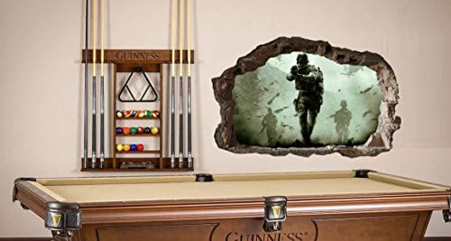 Call of Duty Wall Art, Mural, Bedroom Wall, Man cave, Den Wall Decorations