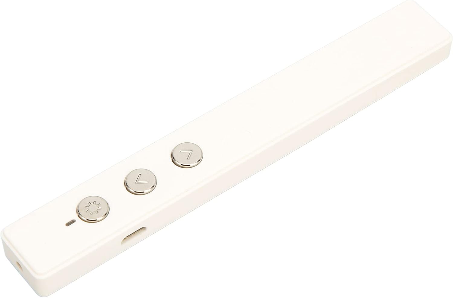 Presentation Clicker, Plug and Play Wireless Presenter Remote Wide Applicability Gyroscope Technology for School (White) : Office Products