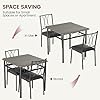 Amazon.com - GAOMON Dining Table Set for 2, Kitchen Table and Chairs ...