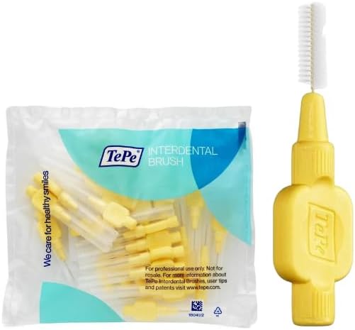 TePeInterdental Brushes X-Soft Light Yellow 0.7 mm Pack of 25